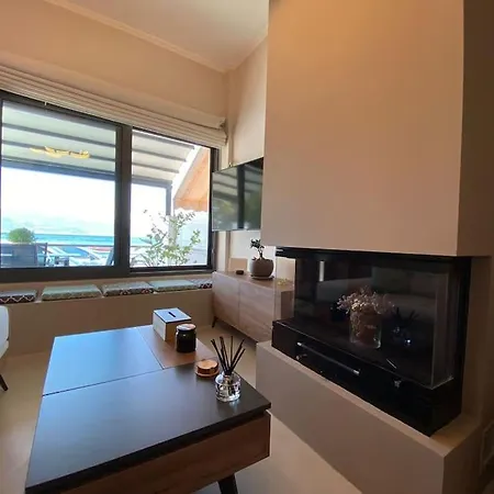 Semesterbostad Beachfront Retreat At Agios Vasileios